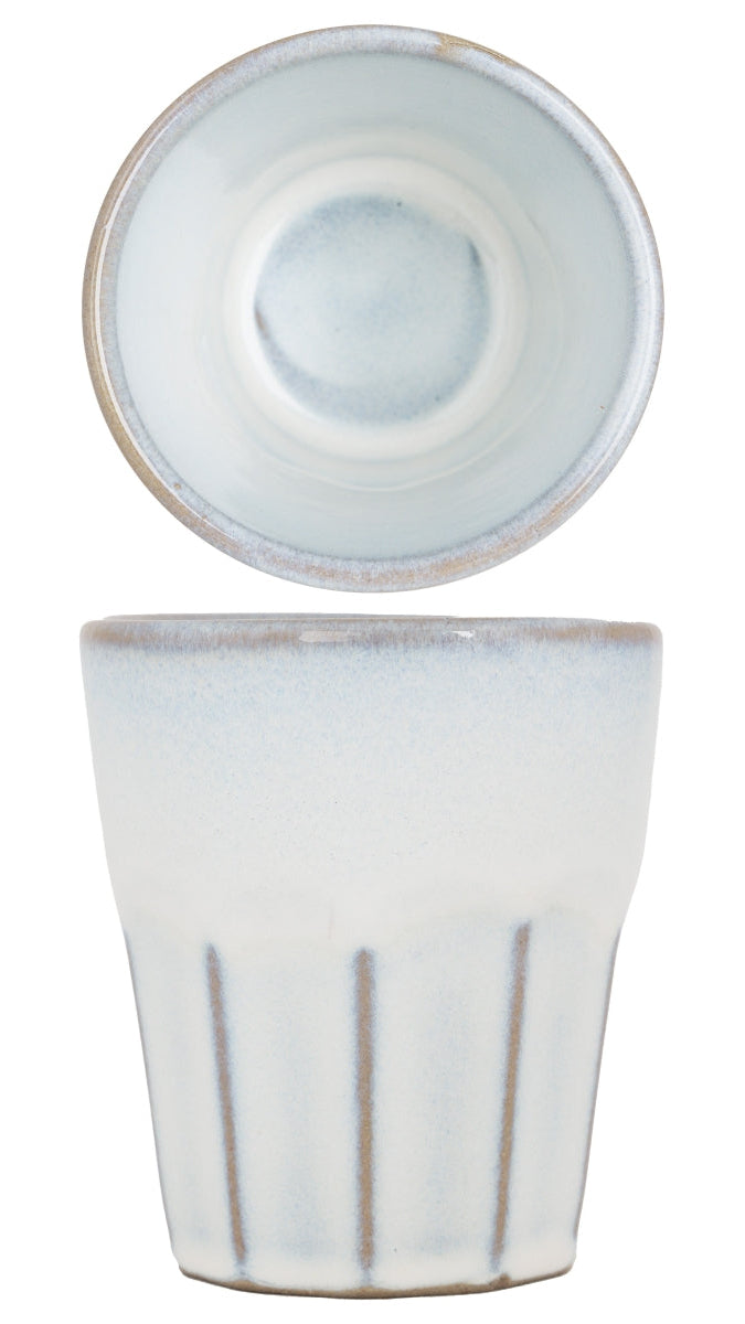 Cosy & Trendy Koffiekopjes / Cappuccino Bekers Bistro Vintage White 290 ml - 6 stuks