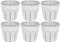 Cosy & Trendy Espresso Kopjes Bistro Vintage White 90 ml - 6 stuks