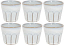 Cosy & Trendy Espresso Kopjes Bistro Vintage White 90 ml - 6 stuks