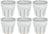 Cosy & Trendy Espresso Kopjes Bistro Vintage White 90 ml - 6 stuks