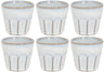 Cosy & Trendy Espresso Kopjes Bistro Vintage White 90 ml - 6 stuks