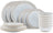 Cosy & Trendy Serviesset Bistro Vintage White 18-delig / 6 personen - 6 dinerborden, 6 ontbijtborden & 6 kommen