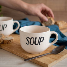 Cosy & Trendy Soepkommen SOUP Creme ø 11 cm / 500 ml - 6 stuks