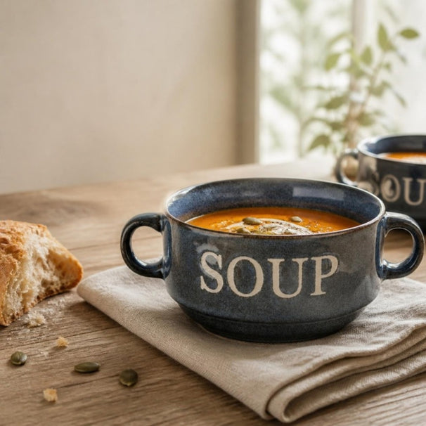 Cosy & Trendy Soepkommen / Kommen Soup Blauw ø 12 cm / 450 ml - 4 stuks