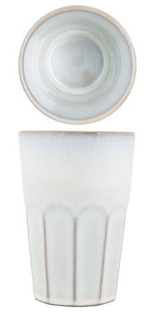 Cosy & Trendy Latte Macchiato Bekers Bistro Vintage White 450 ml - 6 stuks