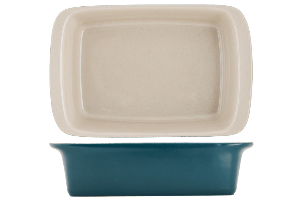 Cosy & Trendy Kleine Ovenschaal / Serveerschaal Aardewerk Fontestic Green Heron - 16 x 10 x 3.5 cm / 350 ml