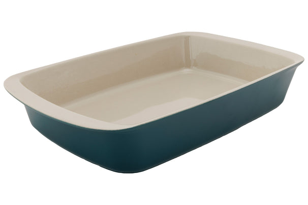 Cosy & Trendy Ovenschaal Aardewerk Fontestic Green Heron - 34 x 21 x 5.5 cm / 2.3 Liter