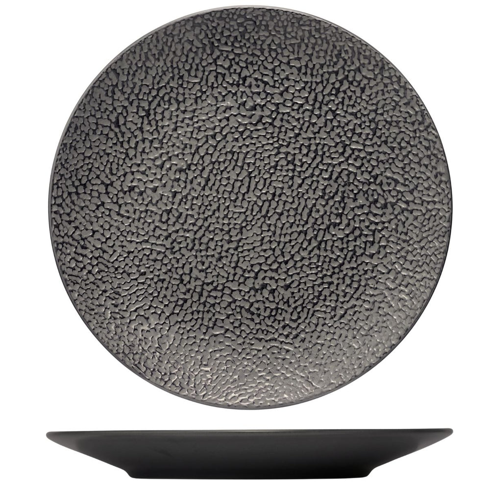 Cosy & Trendy Serviesset Candy Black 18-delig / 6 personen - 6 dinerborden, 6 ontbijtborden en 6 kommen