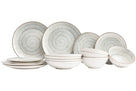 Cosy & Trendy Serviesset Sintra Dusty Blue 16-delig / 4 personen - 4 dinerborden, 4 ontbijtborden, 4 diepe borden en 4 kommen