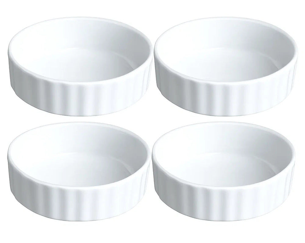 Cosy & Trendy Ramekins / Soufflébakje / Creme Brulee Schaaltjes - ø 12 cm - 4 Stuks
