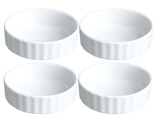 Cosy & Trendy Ramekins / Soufflébakje / Creme Brulee Schaaltjes - ø 12 cm - 4 Stuks