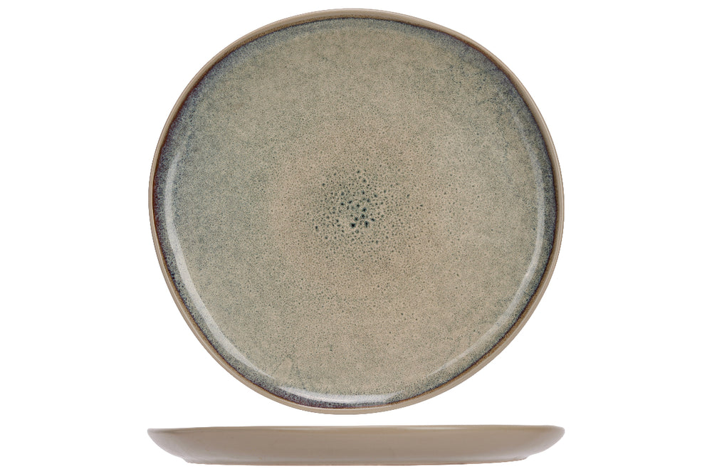 Cosy & Trendy Dinerborden Onna Sand-Green ø 27 cm - 6 Stuks