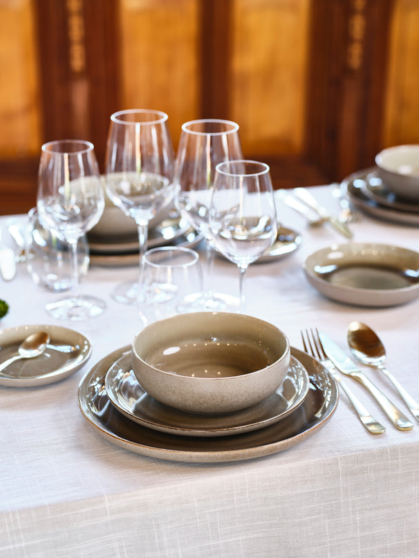 Cosy & Trendy Serviesset Forest 12-delig / 4 personen - 4 dinerborden, 4 soepkommen en 4 dessertborden