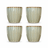 Cosy & Trendy Koffiekopjes / Senseo Kopjes  - Astera Ocean Crème - 240 ml - 4 Stuks