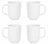 Cosy & Trendy Mokken Moon White 290 ml - 4 Stuks