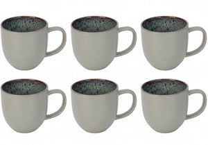 Cosy & Trendy Koffiemokken Onna Sand-Green 340 ml - 6 Stuks