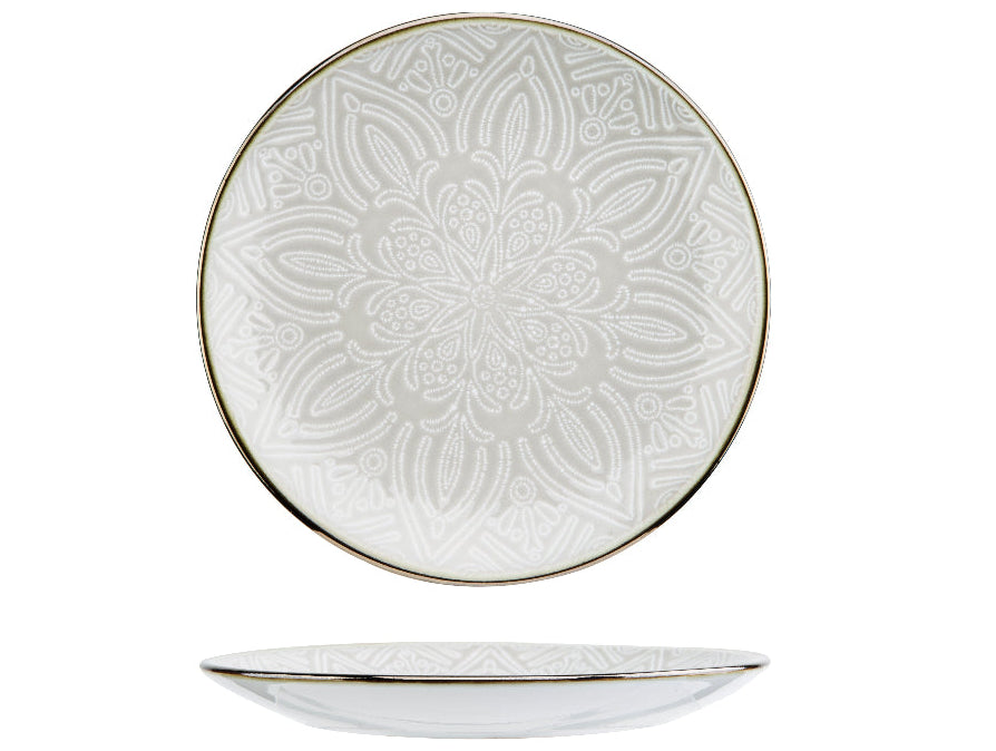 Cosy & Trendy Ontbijtborden / Dessertborden Murano Beige ø 20 cm - 6 Stuks