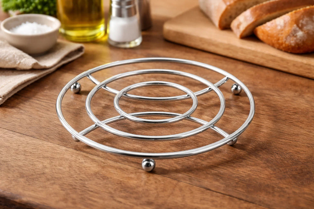 Cosy & Trendy Pannenonderzetter - Chroom - ø 18 cm