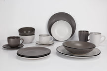 Cosy & Trendy Serviesset Speckle - Wit 18-delig / 6 personen - 6 dinerborden, 6 diepe borden en 6 ontbijtborden