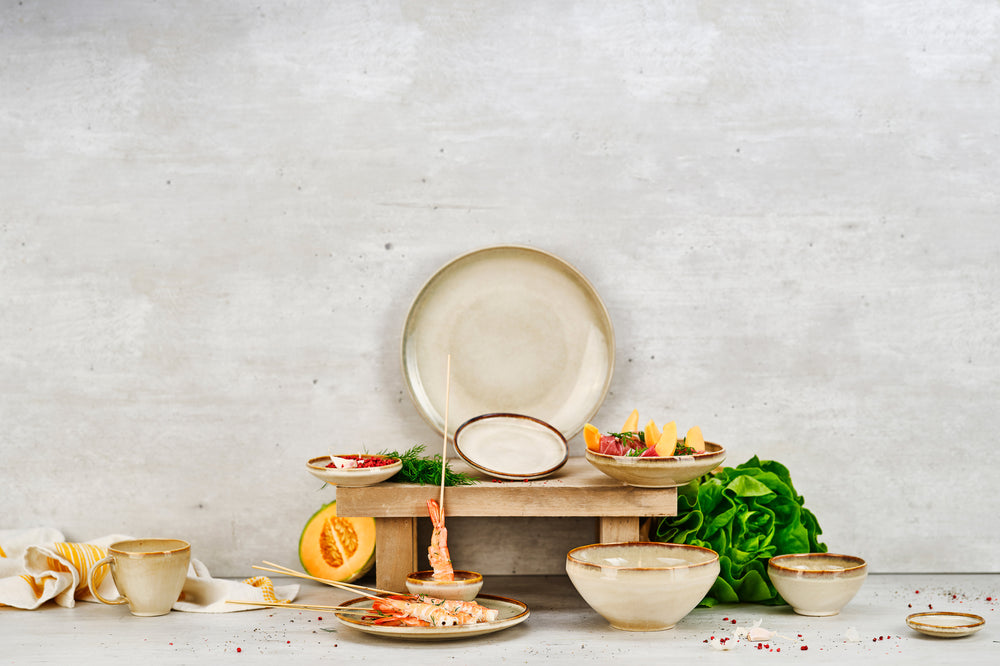 Cosy & Trendy Dessertbord / Ontbijtbord Conico Sand ø 22.5 cm