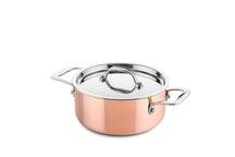DUCQ Pannenset - Kookpan ø 18, 20, 20 cm & Steelpan ø 16 cm + Deksels - Inductie - Koper - 4 Delig
