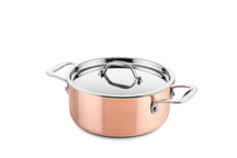DUCQ Pannenset Koper 6-Delig - Kookpan ø 20, 20, 24 cm & Steelpan ø 16 cm & Braadpan ø 28 cm & Koekenpan ø 26 cm + Deksels