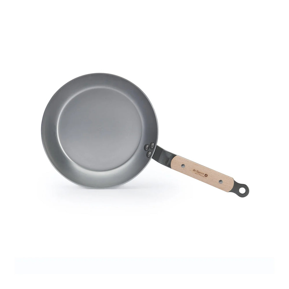 De Buyer Koekenpan Mineral B Hout - ø 24 cm - zonder anti-aanbaklaag