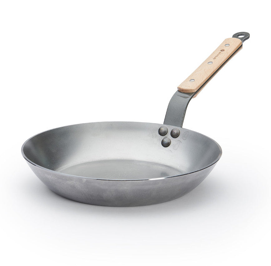 De Buyer Koekenpan Mineral B Hout - ø 26 cm - zonder anti-aanbaklaag