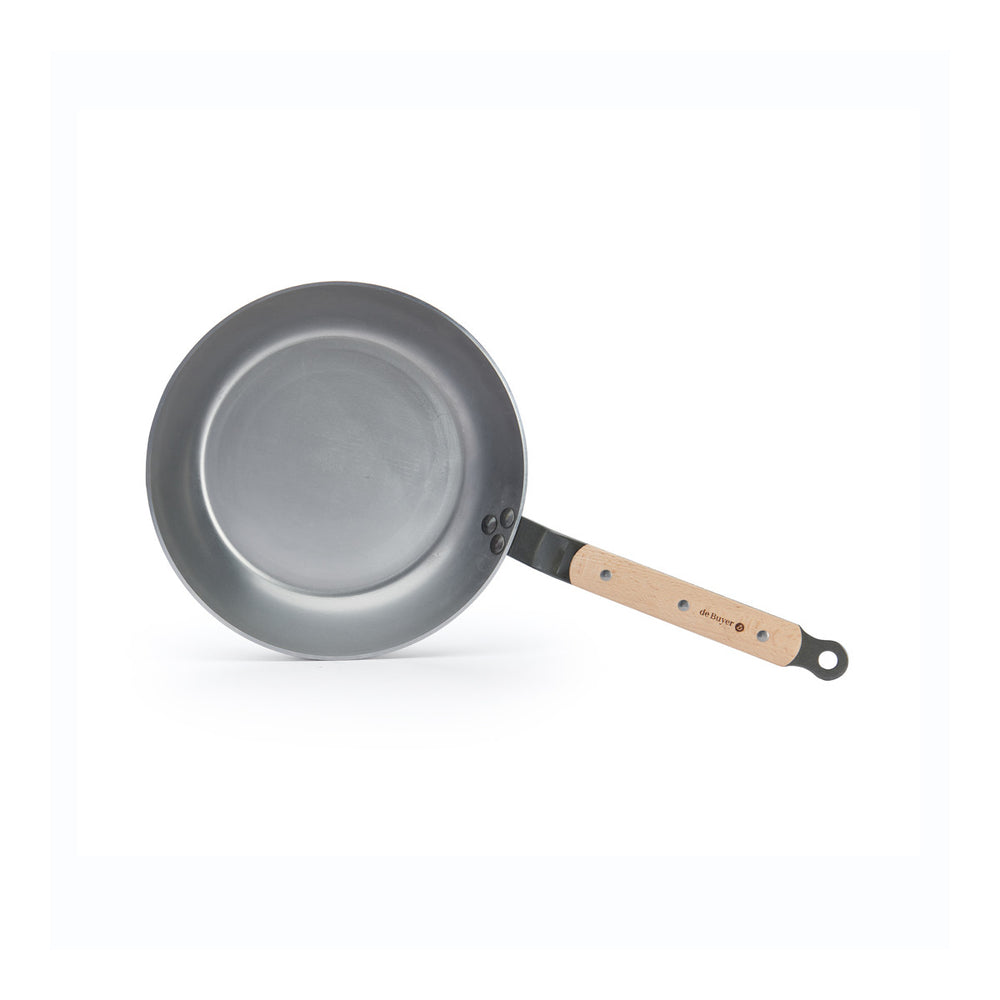 De Buyer Koekenpan Mineral B Hout - ø 26 cm - zonder anti-aanbaklaag