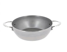 De Buyer Hapjespan / Sauteuse met 2 handvaten - Mineral B Pro - ø 28 cm / 4 liter - zonder anti-aanbaklaag