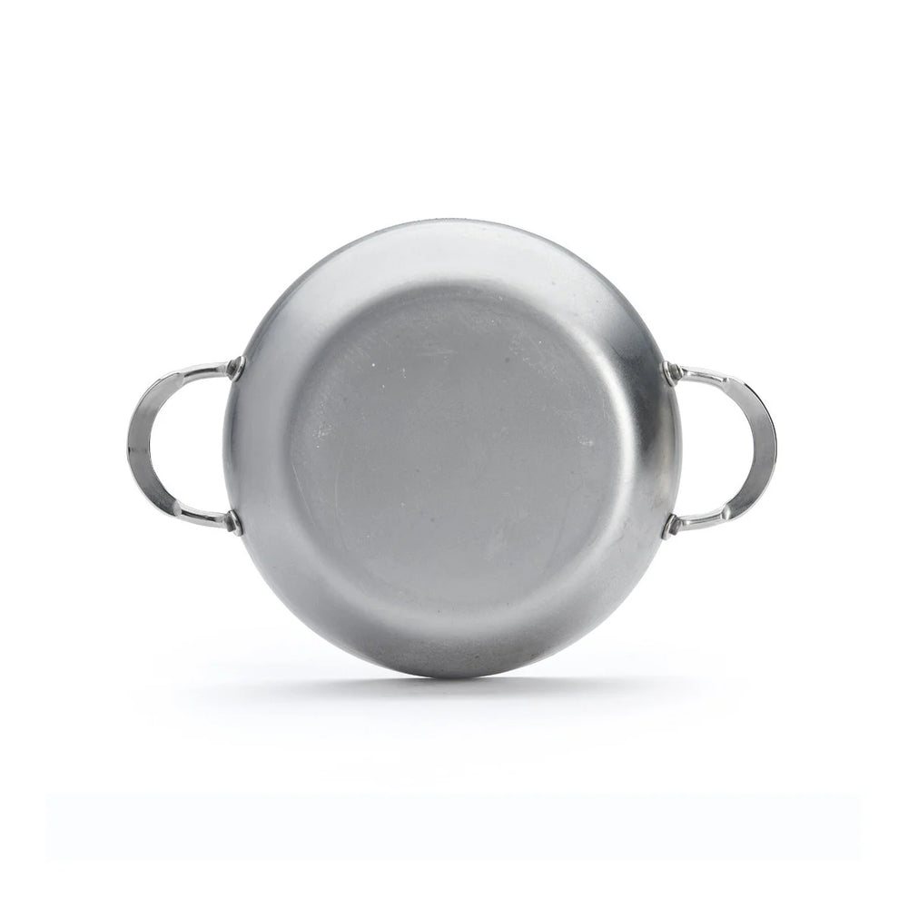 De Buyer Hapjespan / Sauteuse met 2 handvaten - Mineral B Pro - ø 28 cm / 4 liter - zonder anti-aanbaklaag