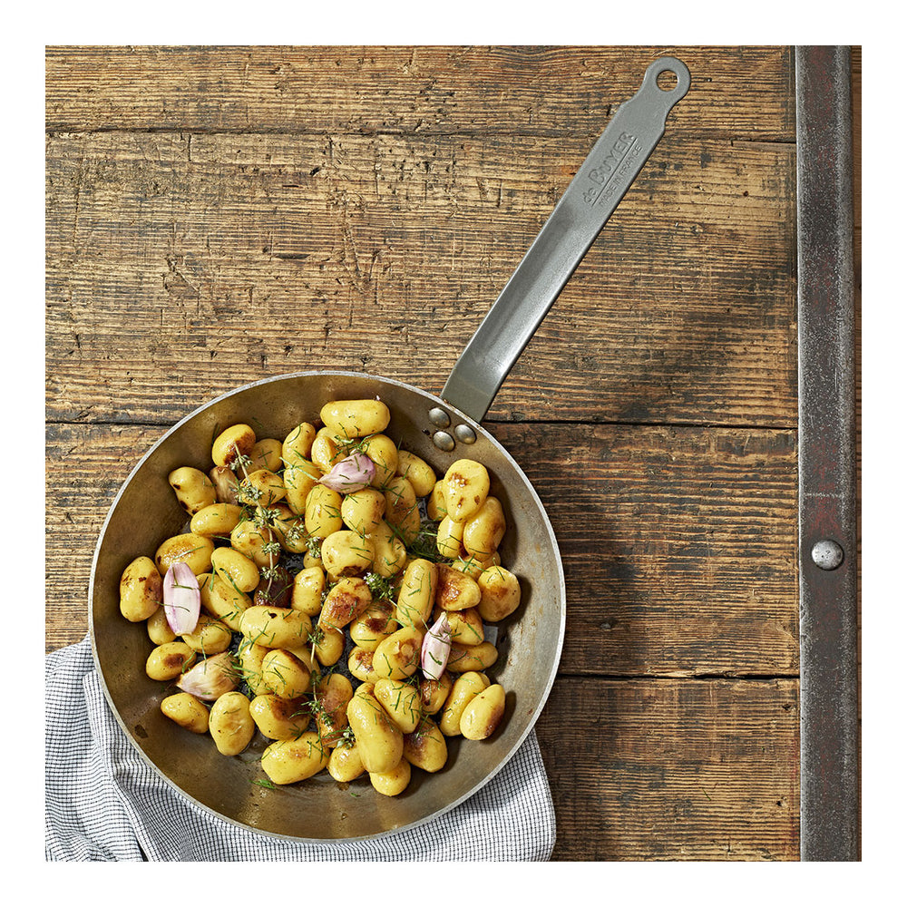 De Buyer Koekenpan Lyonnaise Carbone Plus - Plaatstaal - ø 22 cm - zonder anti-aanbaklaag