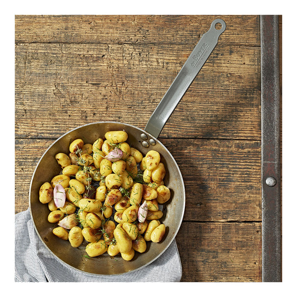 De Buyer Koekenpan Lyonnaise Carbone Plus - Plaatstaal- ø 30 cm - zonder anti-aanbaklaag