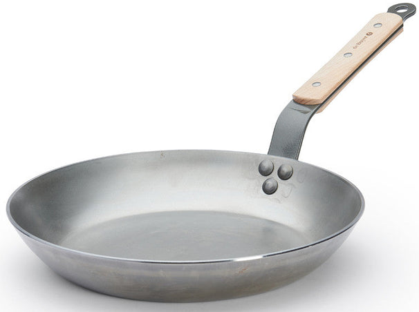 De Buyer Koekenpan Mineral B Hout - ø 28 cm - zonder anti-aanbaklaag