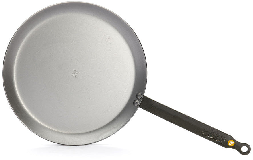 De Buyer Pannenkoekenpan / Crepepan Carbone Plus - Plaatstaal - ø 24 cm - zonder anti-aanbaklaag