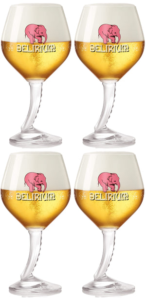 Delirium Bierglazen op Voet 330 ml - 4 Stuks