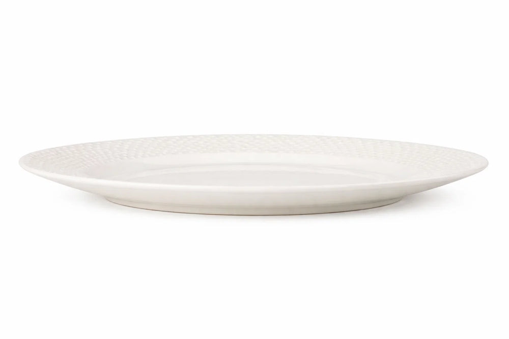Cookinglife Dinerborden - CampVibe - Outdoor - Kunststof - Onbreekbaar - Wit ø 28 cm - 4 Stuks