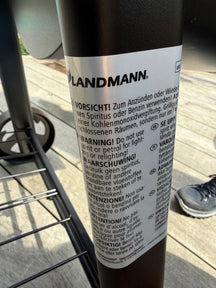 Landmann BBQ / Smoker Vinson 200 - Houtskoolbarbecue - Grilloppervlak 70.5 x 39.5 cm