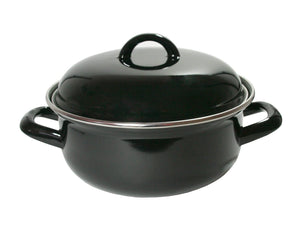 Cookinglife Braadpan met deksel - Emaille - Cooking - ø 26 cm / 5 Liter - geëmailleerde anti-aanbaklaag