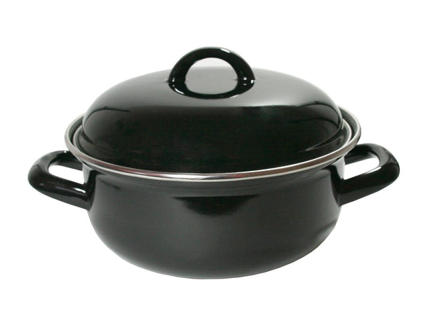 Cookinglife Braadpan met deksel - Emaille - Cooking - ø 26 cm / 5 Liter - geëmailleerde anti-aanbaklaag