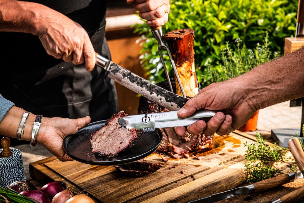 Forged Serveertangen Churrasco - RVS - 4 stuks