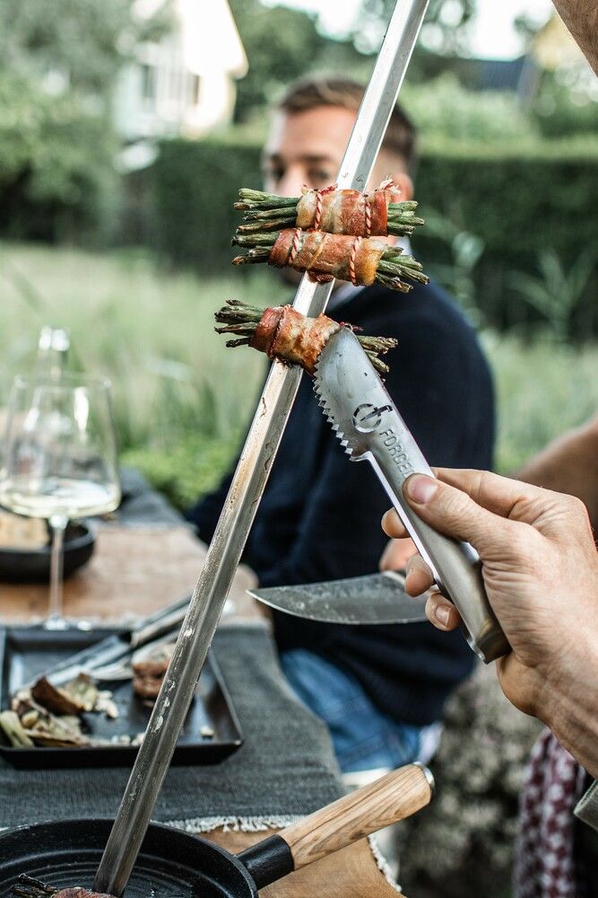 Forged Serveertangen Churrasco - RVS - 4 stuks