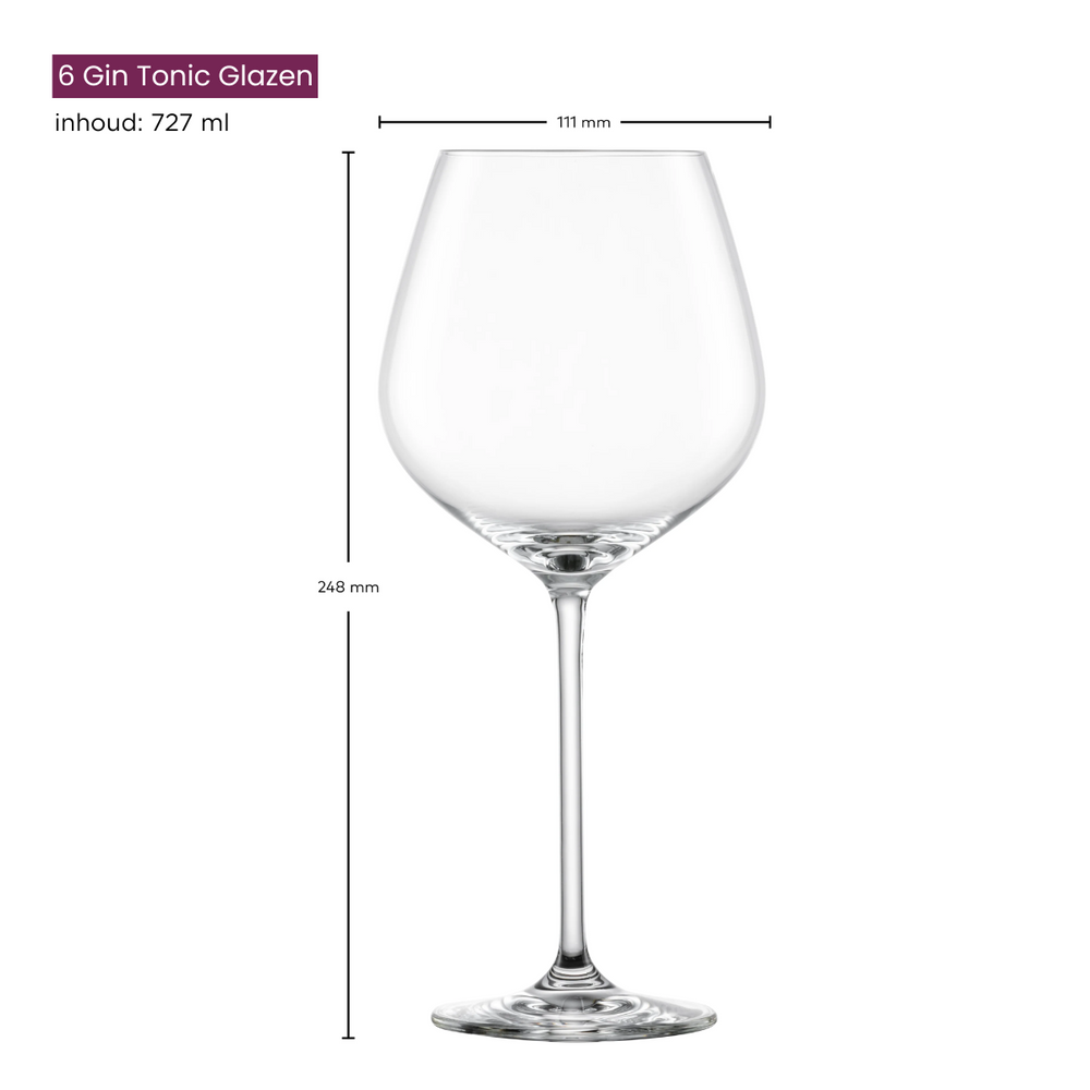 Schott Zwiesel Wijnglazen Fortissimo - Set 18 delig - Witte en Rode Wijnglazen & Gin Tonic Glazen