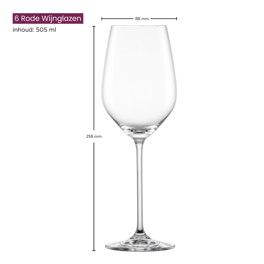 Schott Zwiesel Wijnglazen Fortissimo - Set 18 delig - Witte en Rode Wijnglazen & Gin Tonic Glazen