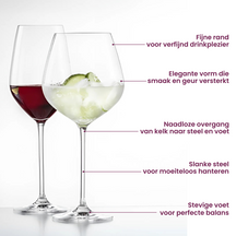 Schott Zwiesel Wijnglazen Fortissimo - Set 18 delig - Witte en Rode Wijnglazen & Gin Tonic Glazen