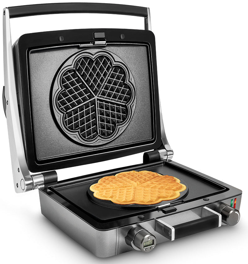 Fritel Wafelijzer WaffleTastic - Hartjeswafels - Keramische anti-aanbaklaag - 1600 W - CW3668