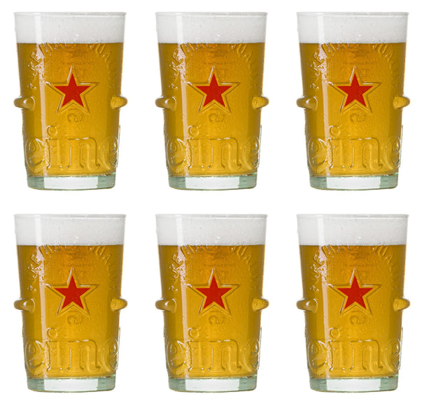 Heineken Bierglazen Silver - 250 ml - 6 stuks
