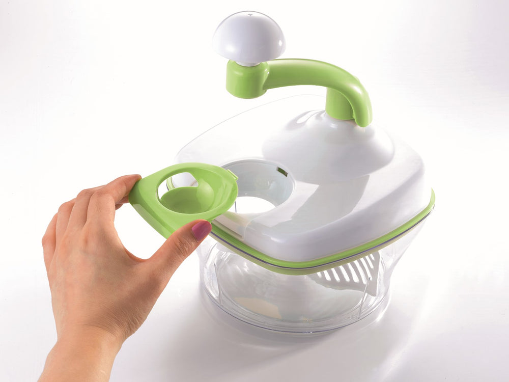 Ghidini Multifunctionele Keukenmachine - Handmatig - Hakmolen, Mixer & Slacentrifuge