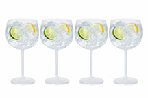 Cookinglife Gin Tonic Glazen Kunststof - CampVibe - Outdoor - Onbreekbaar - 570 ml - 4 Stuks