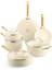 GreenPan Pannenset Padova Reserve Cream White 6-delig - Keramische anti-aanbaklaag
